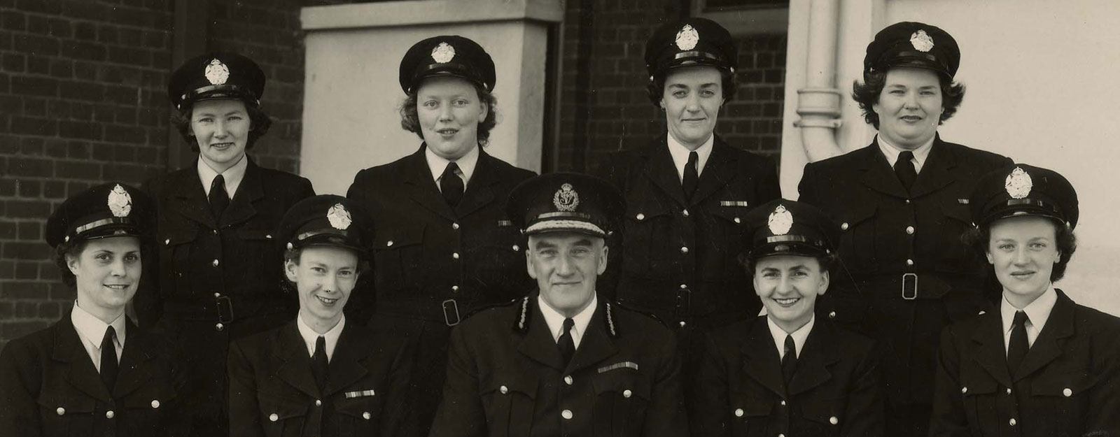 Photo of early policewomen 